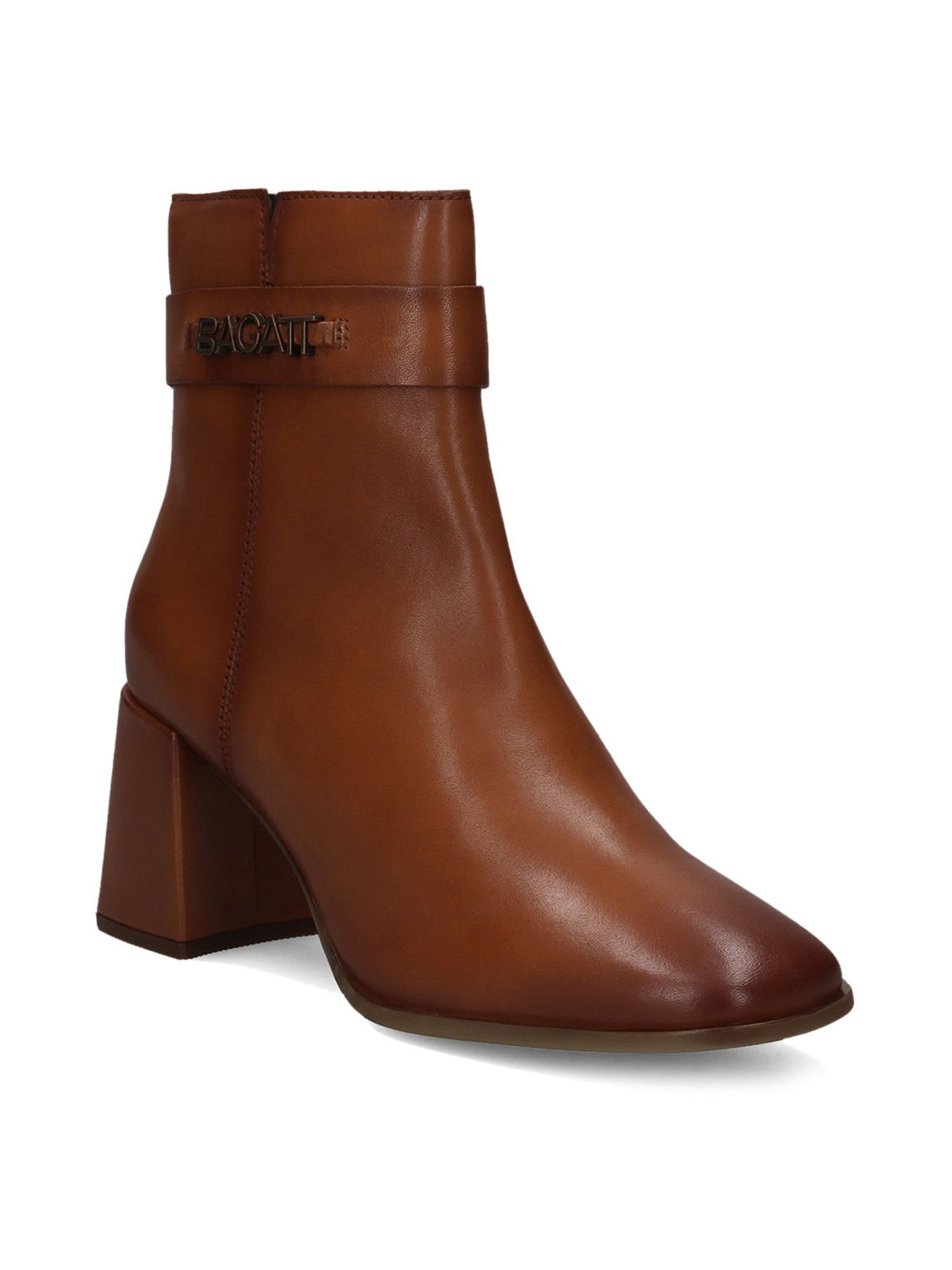 BAGATT Women's Crema Cognac Casual Boots