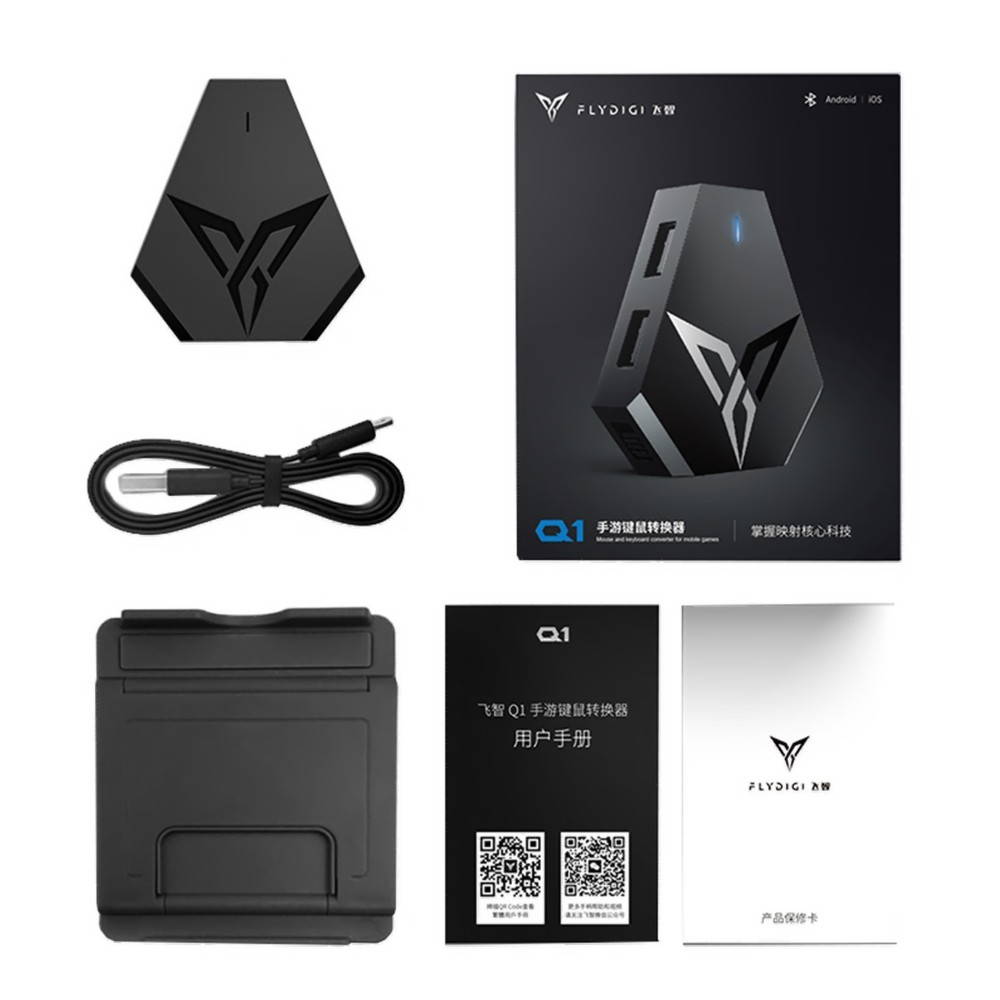 Global Version FDG Flydigi Ql Keyboard Mouse Converter for PUBG BT Mobile Game Converter for iOS Android Smartphones