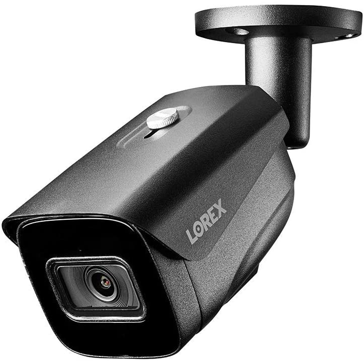 Lorex NC4K3F-168BB 4K Surveillance System w/ N882A63B 3TB 4K 16 Channel NVR and 8 4K 8MP LNB9242B Audio Bullet Cameras Featuring Real-Time 30FPS Recording and Smart Motion Detection