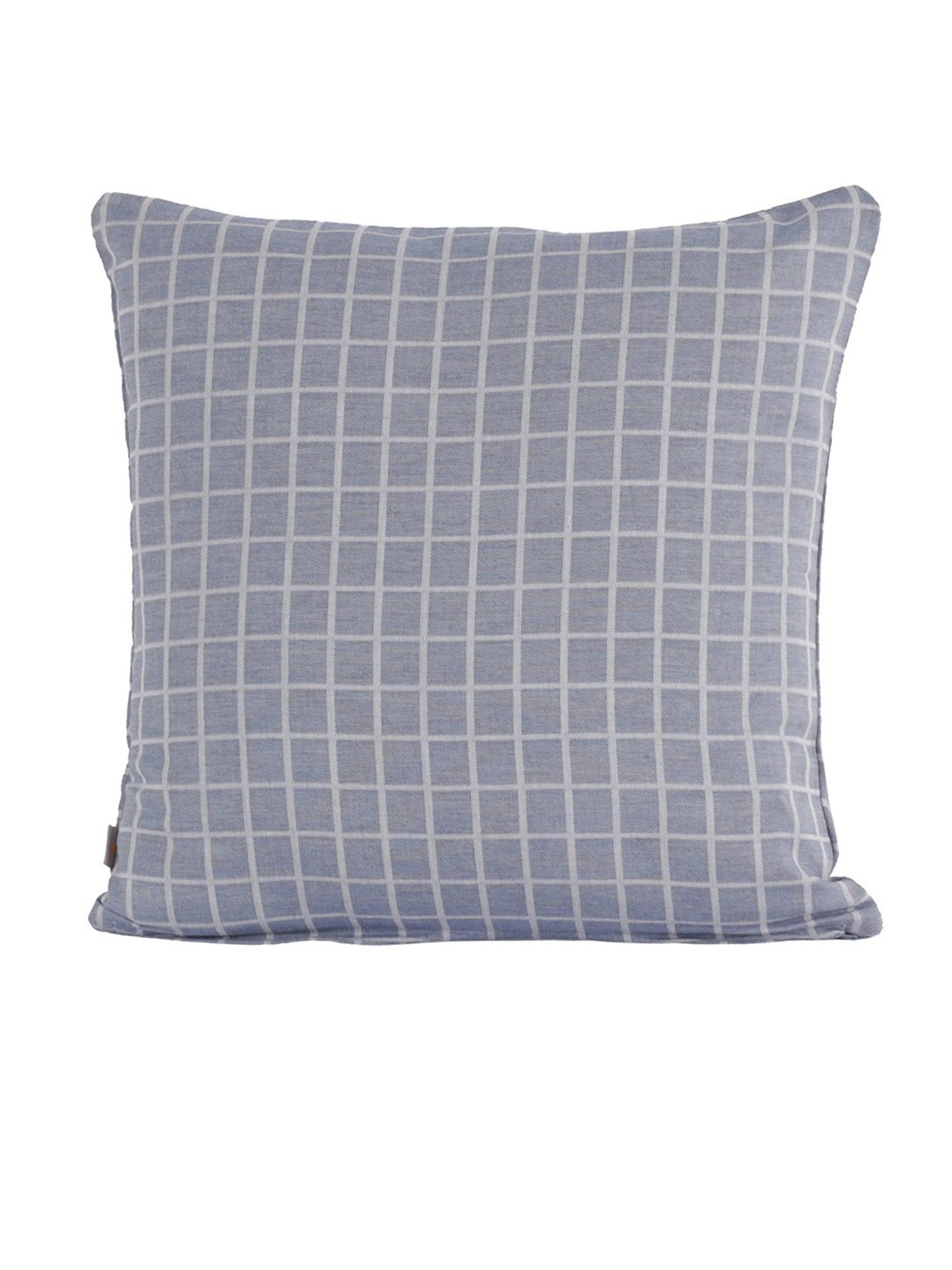 Maspar Cotsmere Adore Checked Blue 300 TC Cotton Cushion Cover