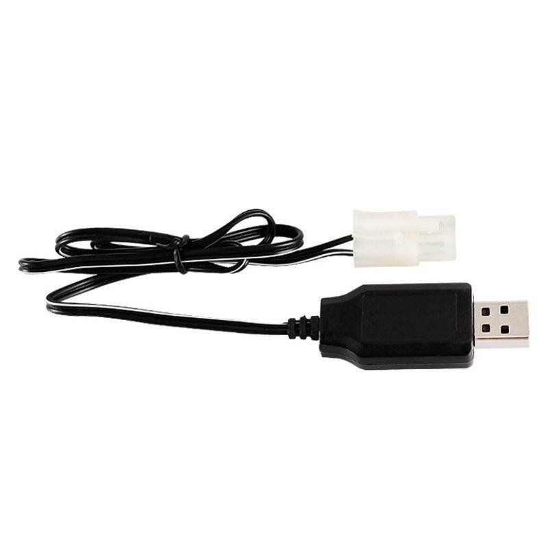 Charging Cable Battery USB Charger Ni-Cd Ni-MH Batteries Pack KET-2P Plug Adapter 9.6V 250mA Output Toys Car