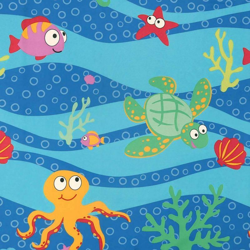 Fishtails Shower Curtain - Allure Home Creations