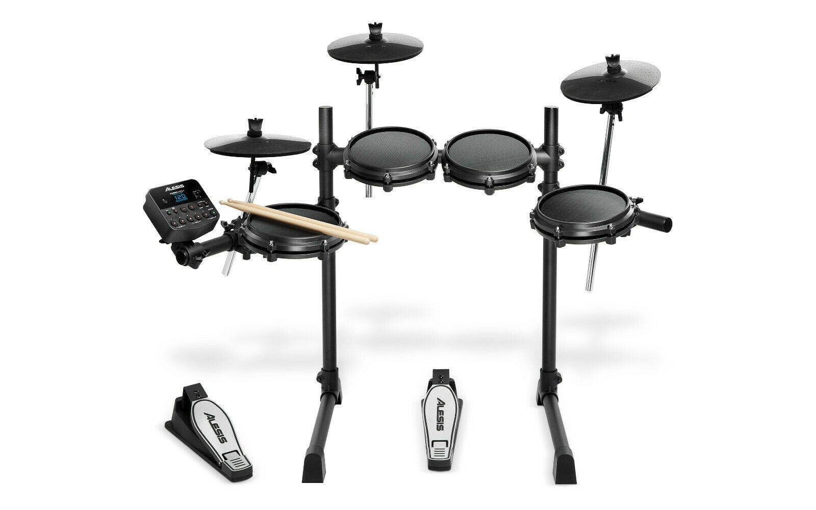 Turbo Mesh Kit Seven-Piece Electronic Drum Kit with Mesh Heads!!  NEW!!