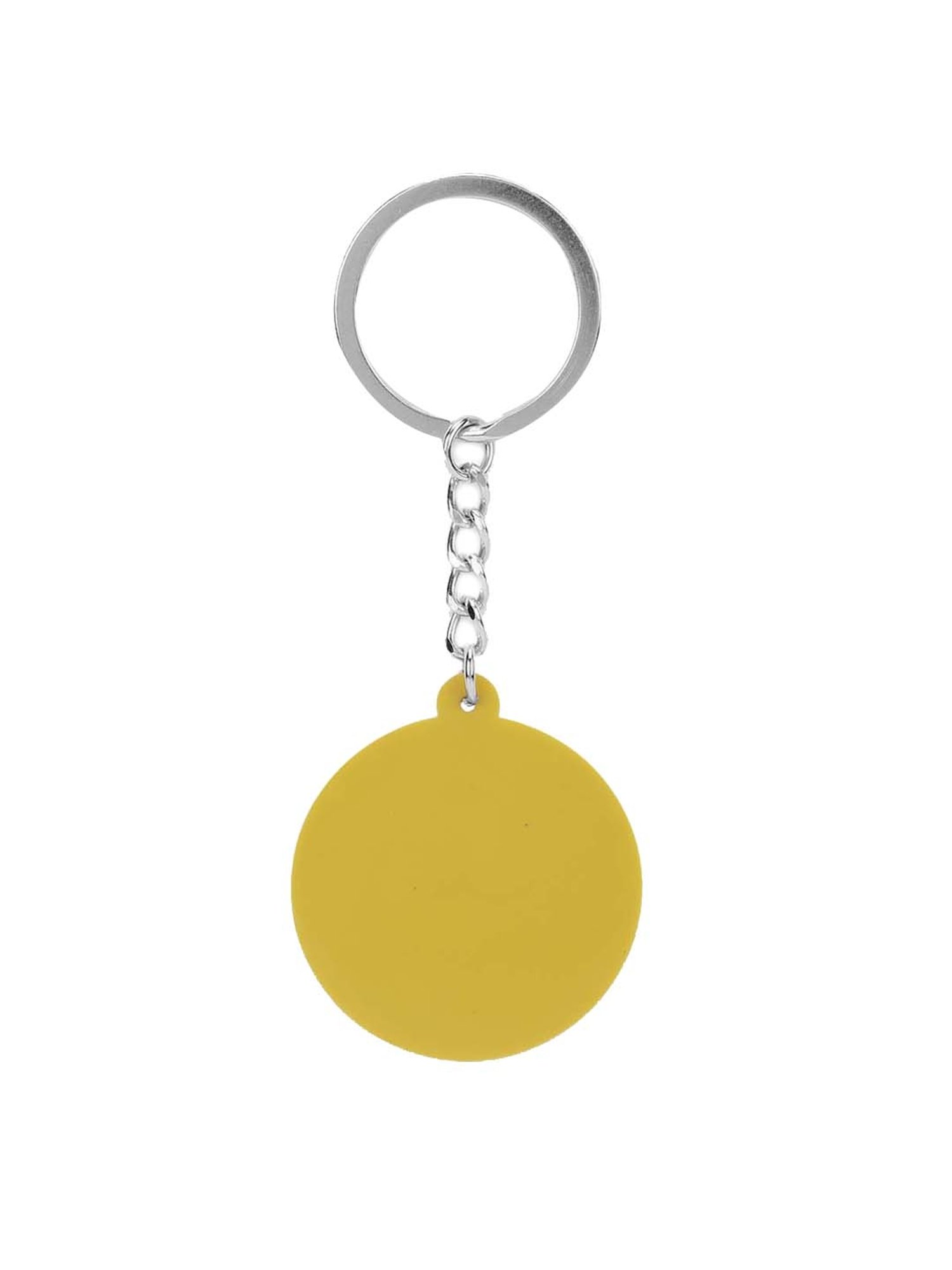 Royal Enfield Seal Yellow Metal Keychain
