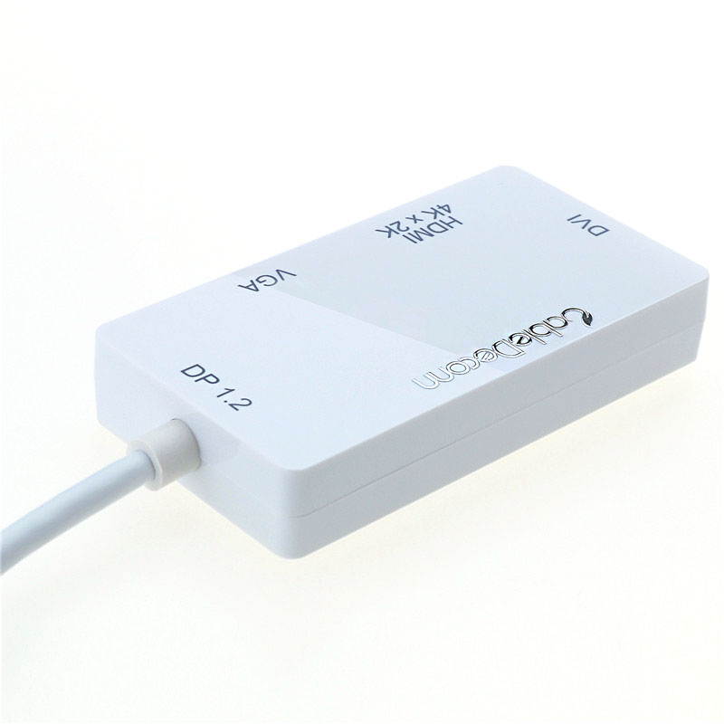 CableDeconn Mini Displayport to Hdmi VGA Dvi Adapter multiport converter 3 in1 multi vga adapter 4K*2K for macbook iMac Surface