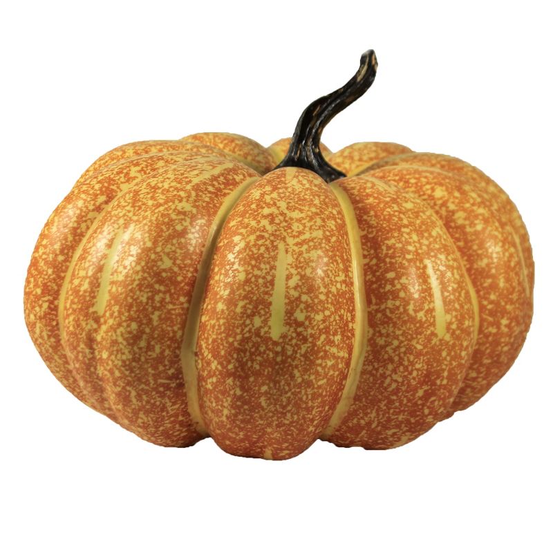 Home Decor 9.0" Orange Pumpkin Fall Thanksgiving  -  Decorative Figurines