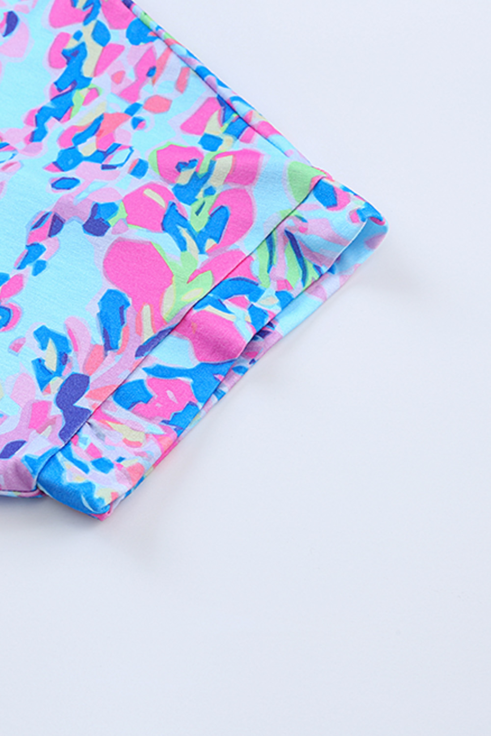 American Eagle Outfitters Peach Printed Crop Top