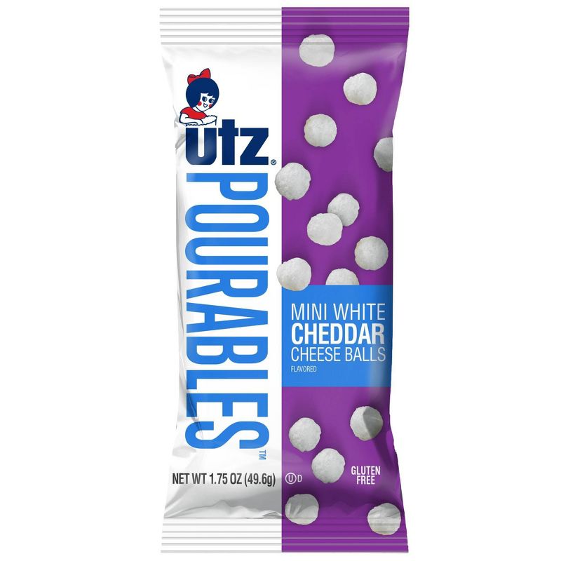 Utz Mini White Cheddar Cheese Balls - 1.75oz