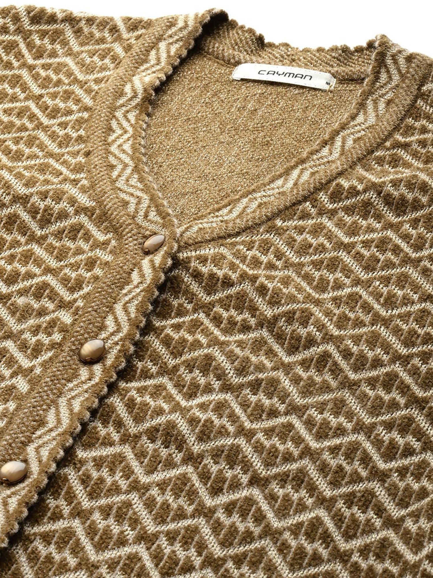 Cayman Brown Knitted Cardigan