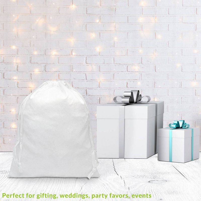 12pc Cotton Pouch Gift Bags