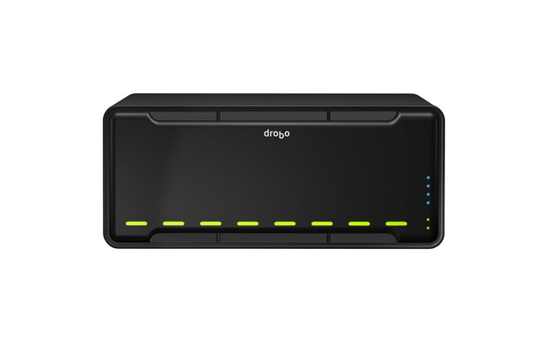 Drobo B810n NAS Array - 8 x HDD Supported - 8 x SSD Supported - Serial ATA Controller - 8 x Total Bays - Gigabit Ethernet - Network (RJ-45) - 3U