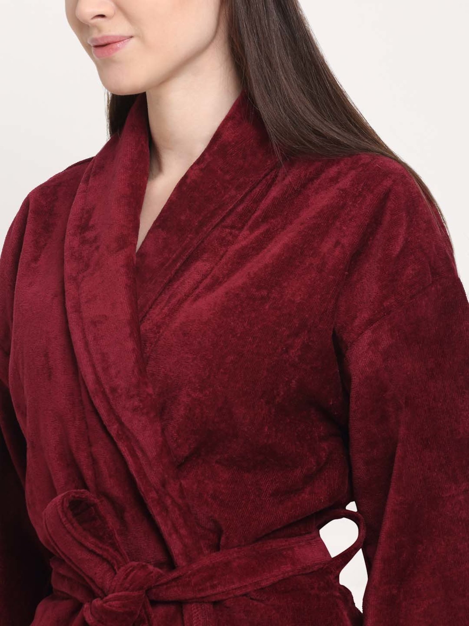 Trident Comfort Living Grey Cotton 380 GSM Bathrobe