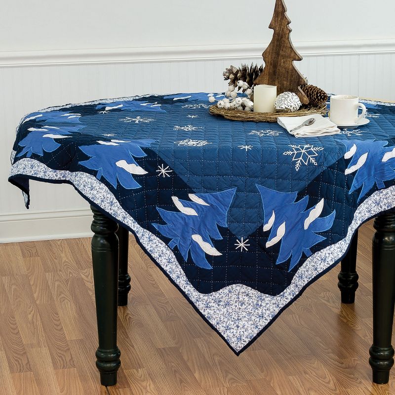 Juvale Thanksgiving Pumpkin & Fall Leaves Rectangle Dining Tablecloth Party Table Cover, 83 x 59 in