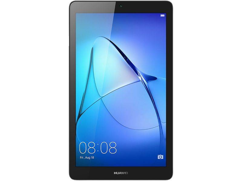 Huawei MediaPad T3 53018231 MTK MT8127 (1.30 GHz) 1 GB Memory 16 GB Flash Storage 7" 1024 x 600 Tablet PC Android M + EMUI 4.1 Lite - Gray