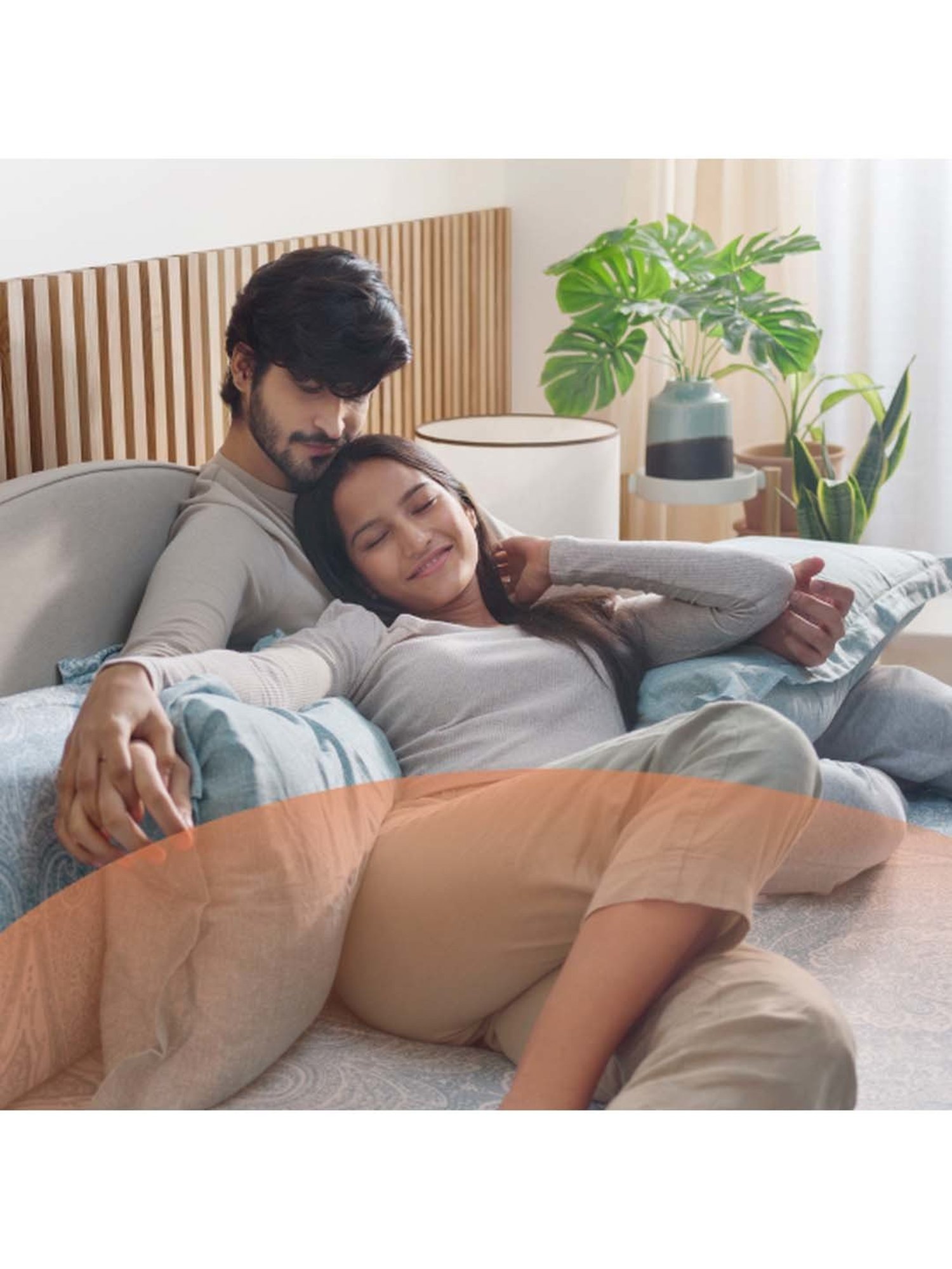 Sleepwell Dual Orange Foam Reversible Single Bed Mattress