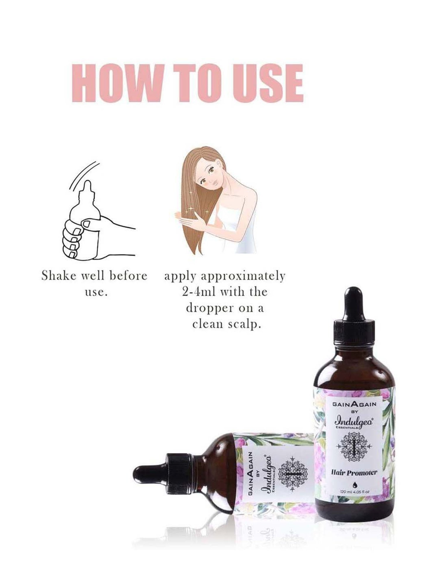 Indulgeo Essentials Gain Again Growth Promoter - 120 ml