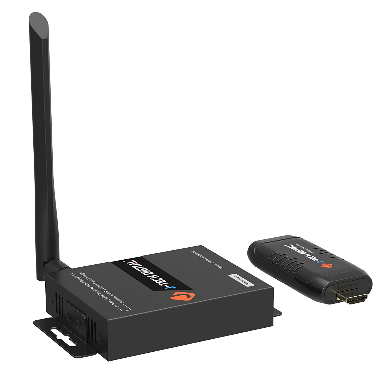 J-Tech Digital Wireless HDMI Dongle/Adapter/Extender Kit Supporting 1080p 100' with IR Passthrough [JTECH-WDEX-50M]
