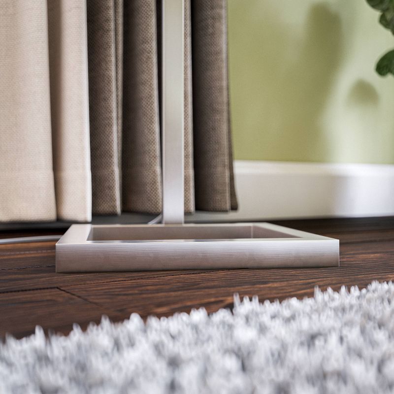 Kenroy Home Floor Lamp  - Brushed Steel