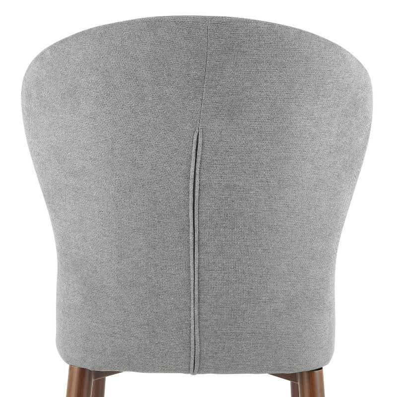 Set of 2 York Dining Chair Gray - Poly & Bark