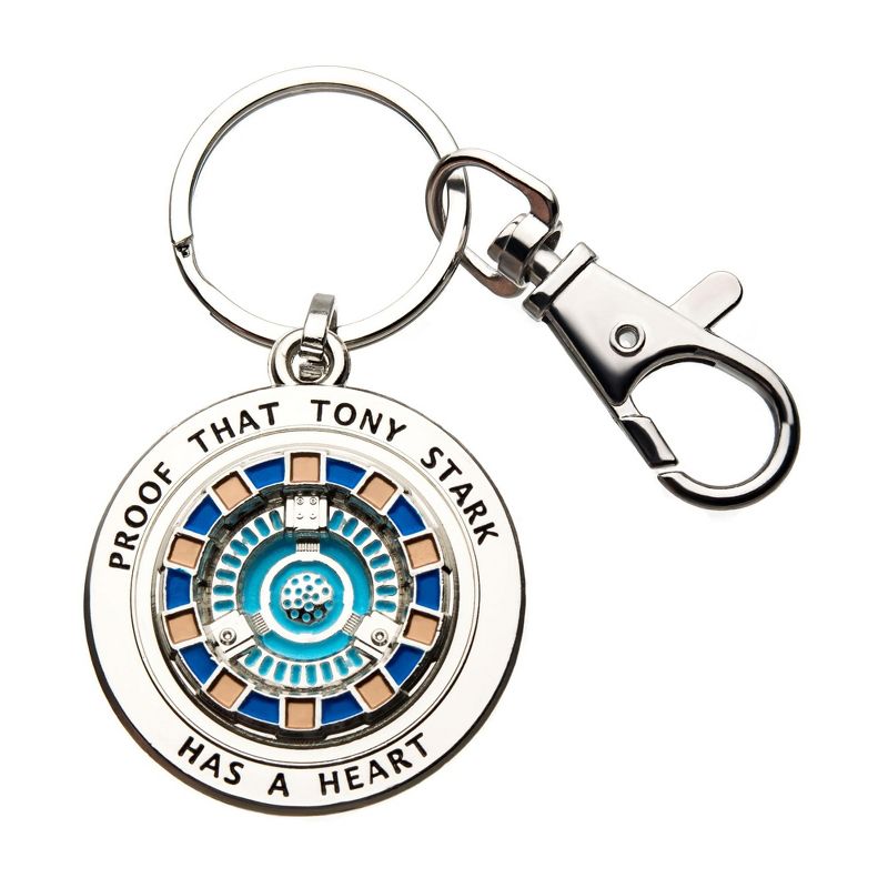 SalesOne LLC Marvel Iron Man Tony Has A Heart 3D Metal Key Chain