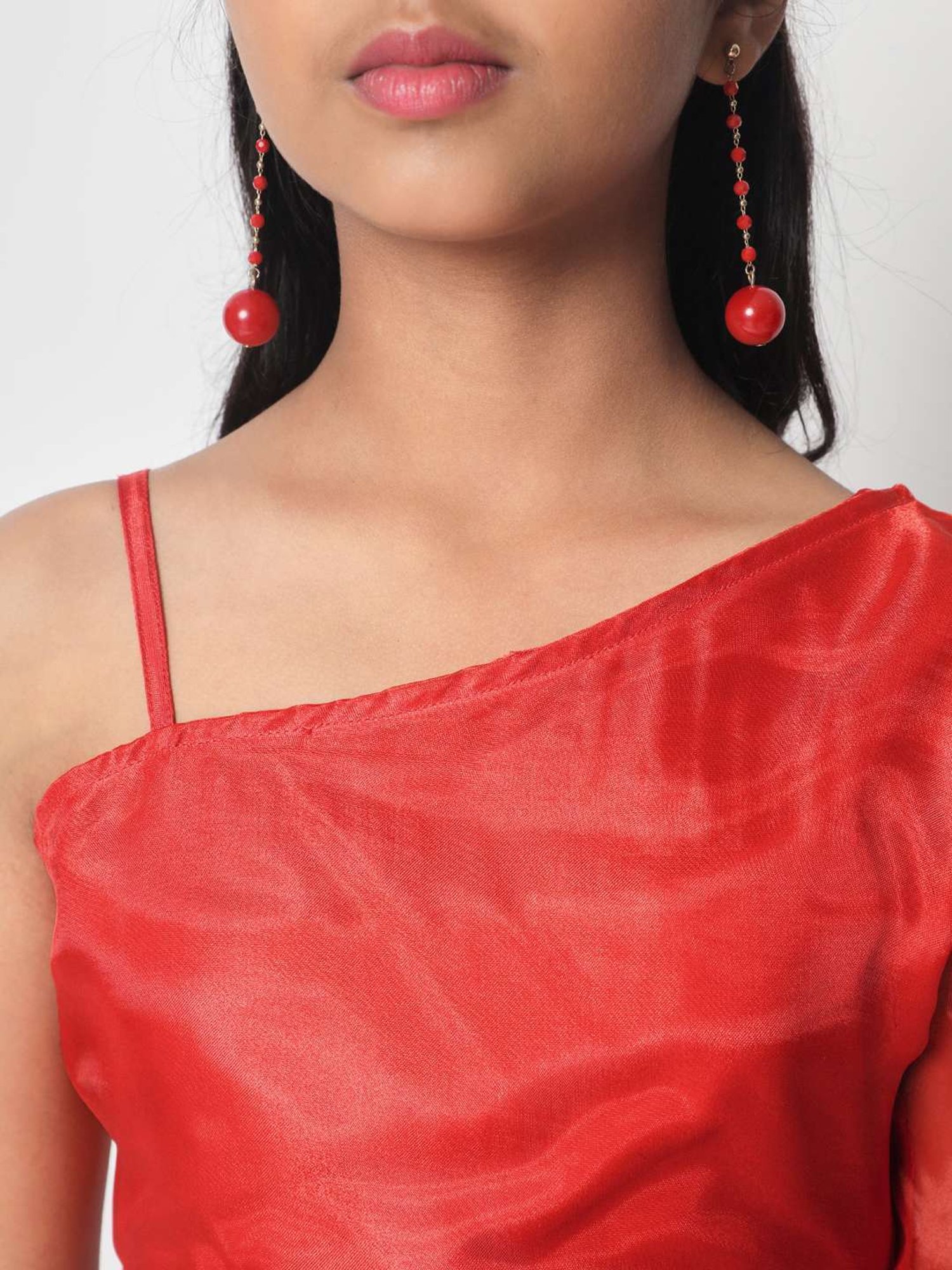 Cutecumber Kids Plum Lace Top