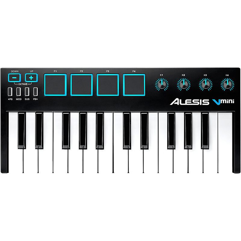 Alesis Vmini Portable 25-Key USB-MIDI Keyboard Controller Packages Mobile Beginner Package