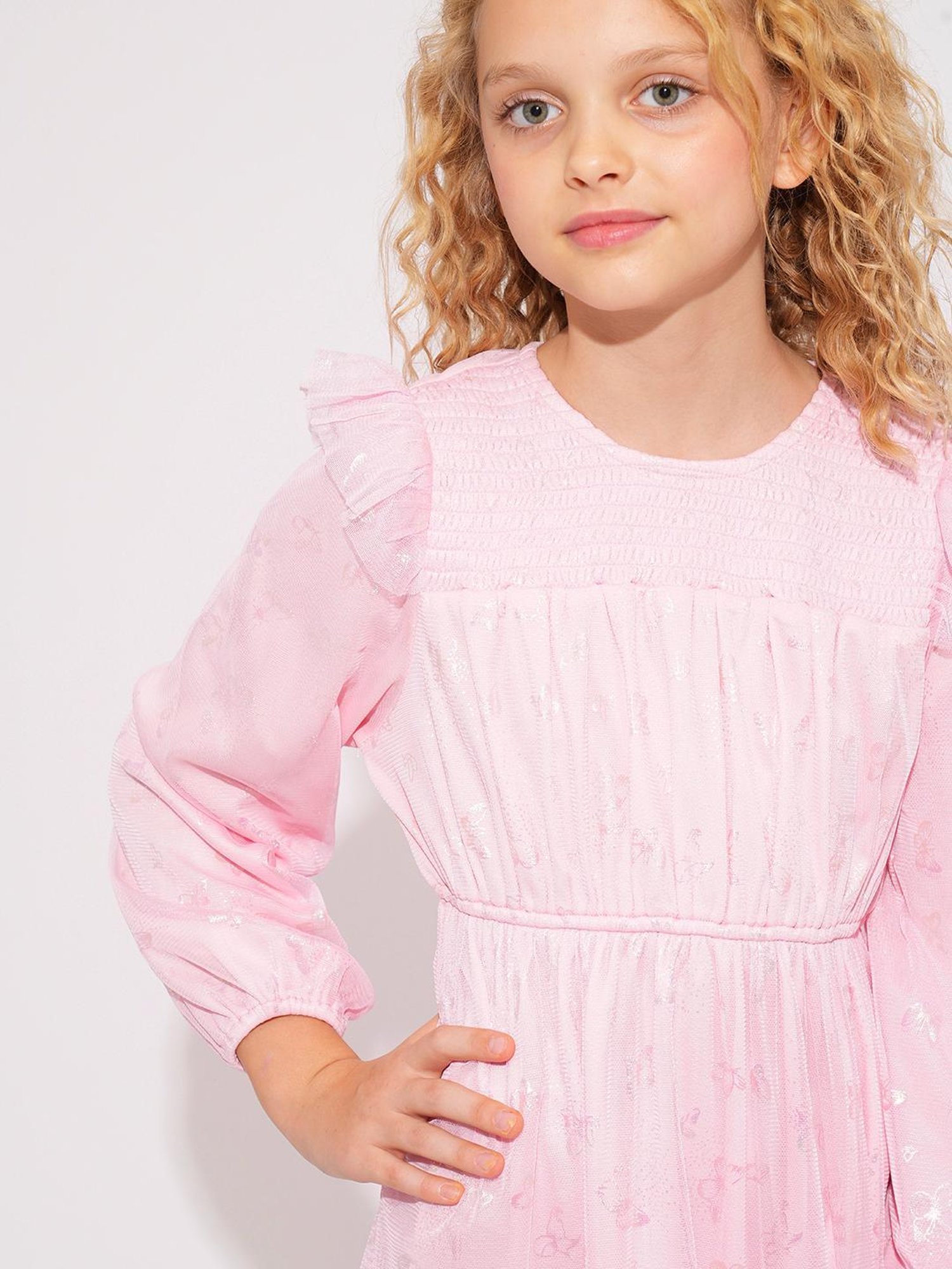 VERO MODA GIRL Kids Cherry Blossom Printed Dress