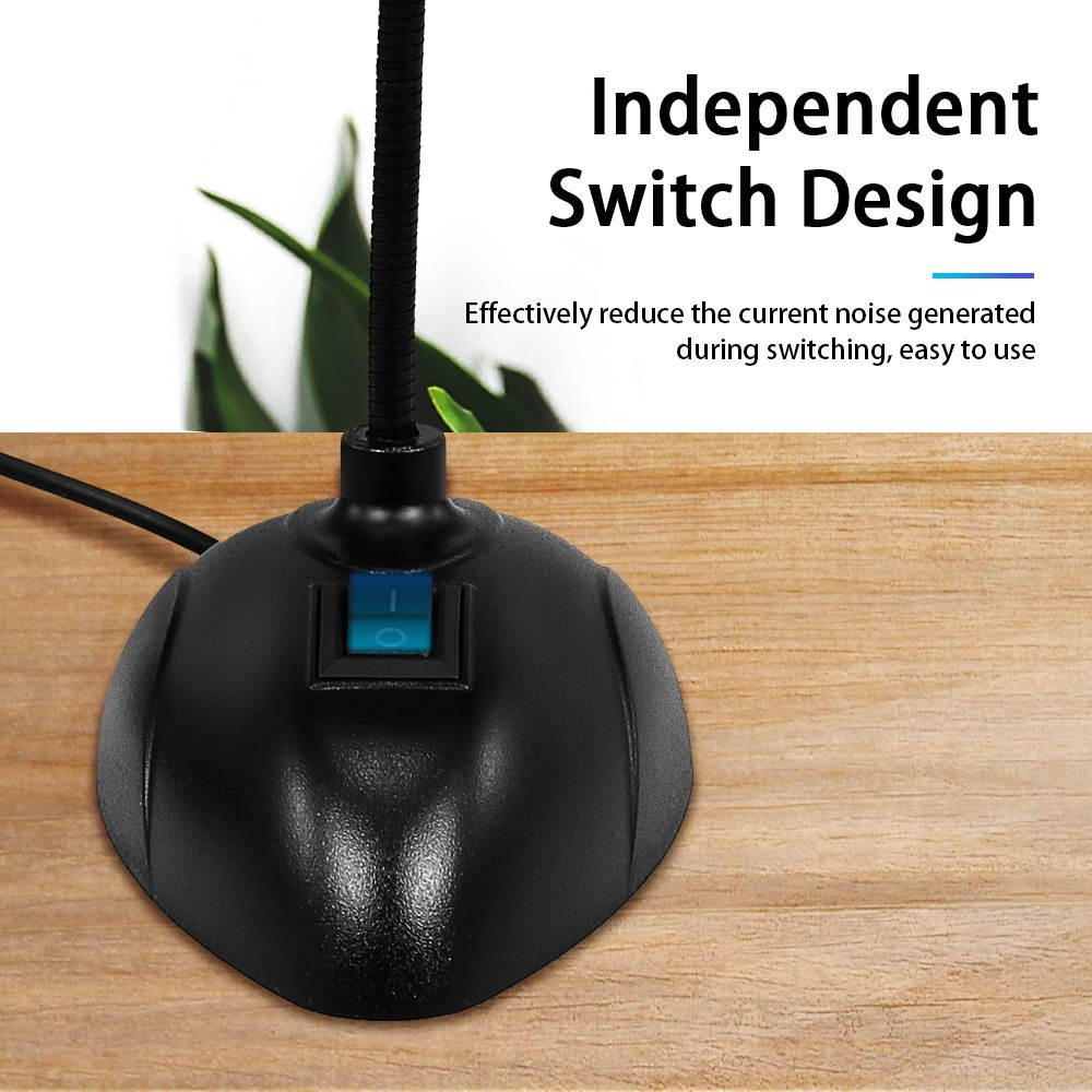 Computer Microphone Desktop Capacitive Microphone Wired Microphone 3.5mm Interface for Lecture Conference Voice Chat