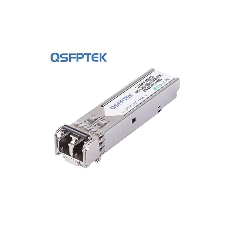 Gigabit SFP Module 1000BASE-SX 850nm DDM Multimode LC Mini-GBIC 1GBase-SR SFP Transceiver for Arista SFP-1G-SX, up to 550m