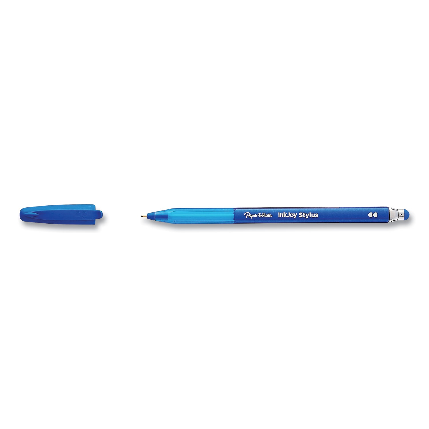Paper Mate&reg; InkJoy&trade; 2-in-1 Stylus Pen, Blue Barrel, Pack of 12