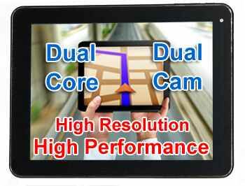 vitalASC PRO-ST0812-20G-Case  8" ARM A9 1.5Ghz Dual Core, DDR3 1GB, 1024 x 768 TFT, Dual Camera, Multi-Touch Screen , Android 4.1 (Jelly Bean) and Leather Case / Stand .