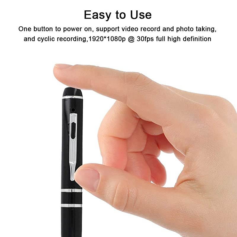 Hidden Camera Pen Recorder Spy Camera Pen Camcorder with Photo Taking2 Hours Battery LifePortable Digital Recorder with 16GB Memory and 3 Ink Refills Pocket DVR for Business and Conference