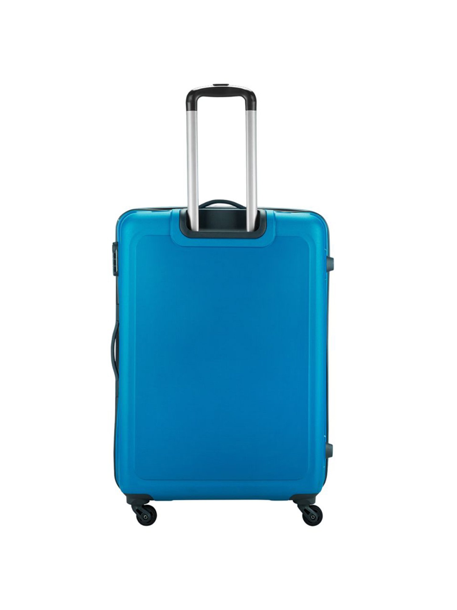 Aristocrat Dual Edge Blue Printed Hard Large Trolley Bag - 33 cm