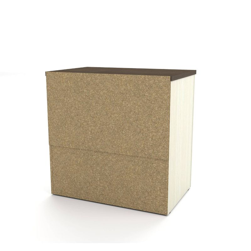 30" + Prestige File White Chocolate/Antigua - Bestar