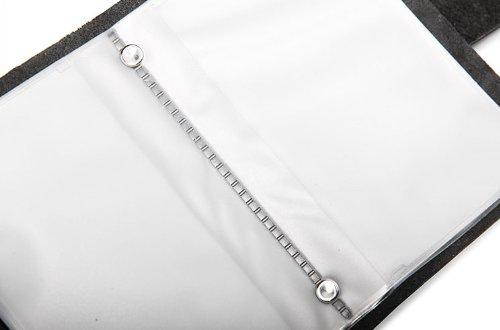 Leather Credit Card Organizer Wallet, Id Case Wallet, Black