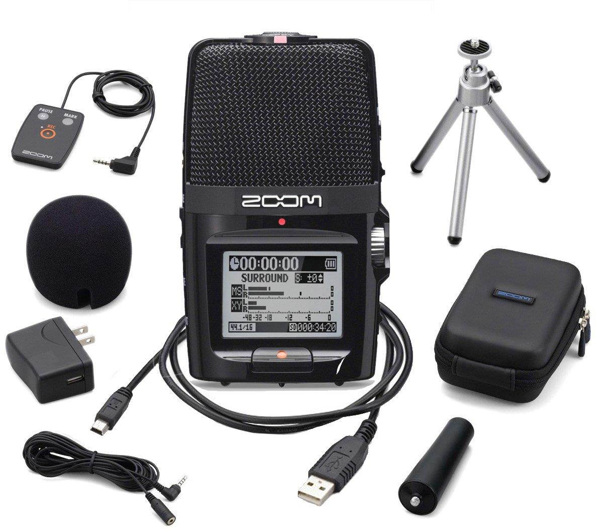 Zoom APH2n Accessory Pack for H2n Portable Recorder and Zoom H2n Handy Recorder Bundle