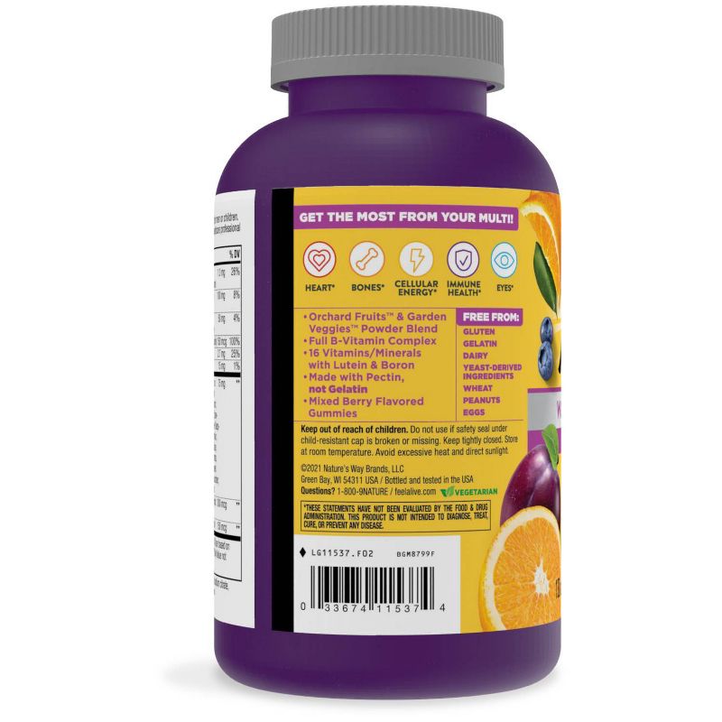 Nature's Way Alive! Women's 50+ Multivitamin Gummies - Fruit - 130ct