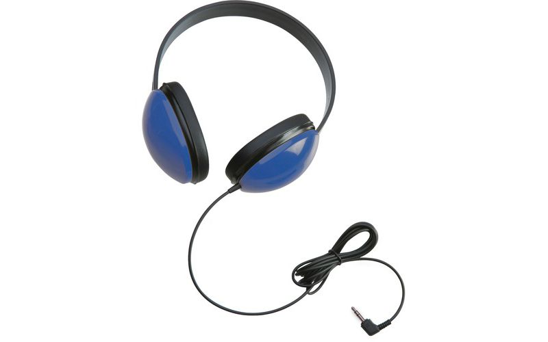 Califone Childrens Stereo Blue Headphone Lightweight - Stereo - Blue - Mini-phone - Wired - 25 Ohm - 20 Hz 20 kHz - Over-the-head - Binaural