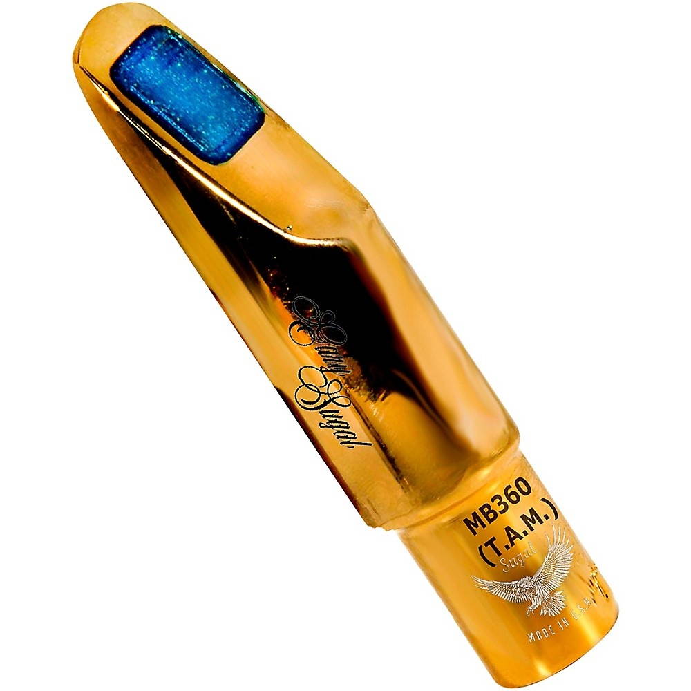 Sugal MB 360 TAM 18 KT HGE Gold Plated Tenor Saxophone Mouthpiece 8