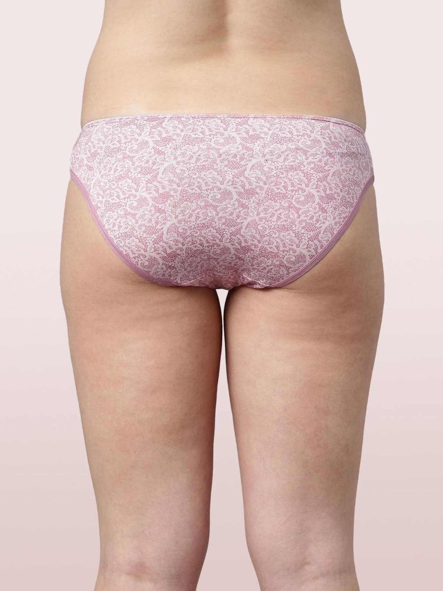 Enamor Lilac Printed Panty