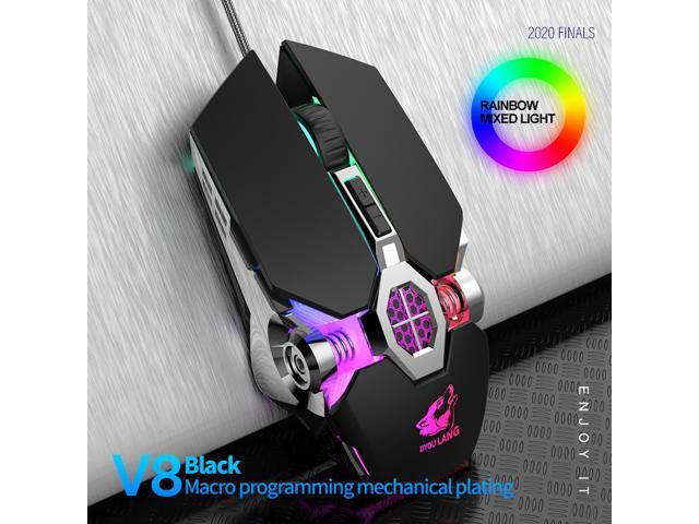 V8 Mechanical Wired Mouse Gaming Computer Gaming Macro Programming Mouse