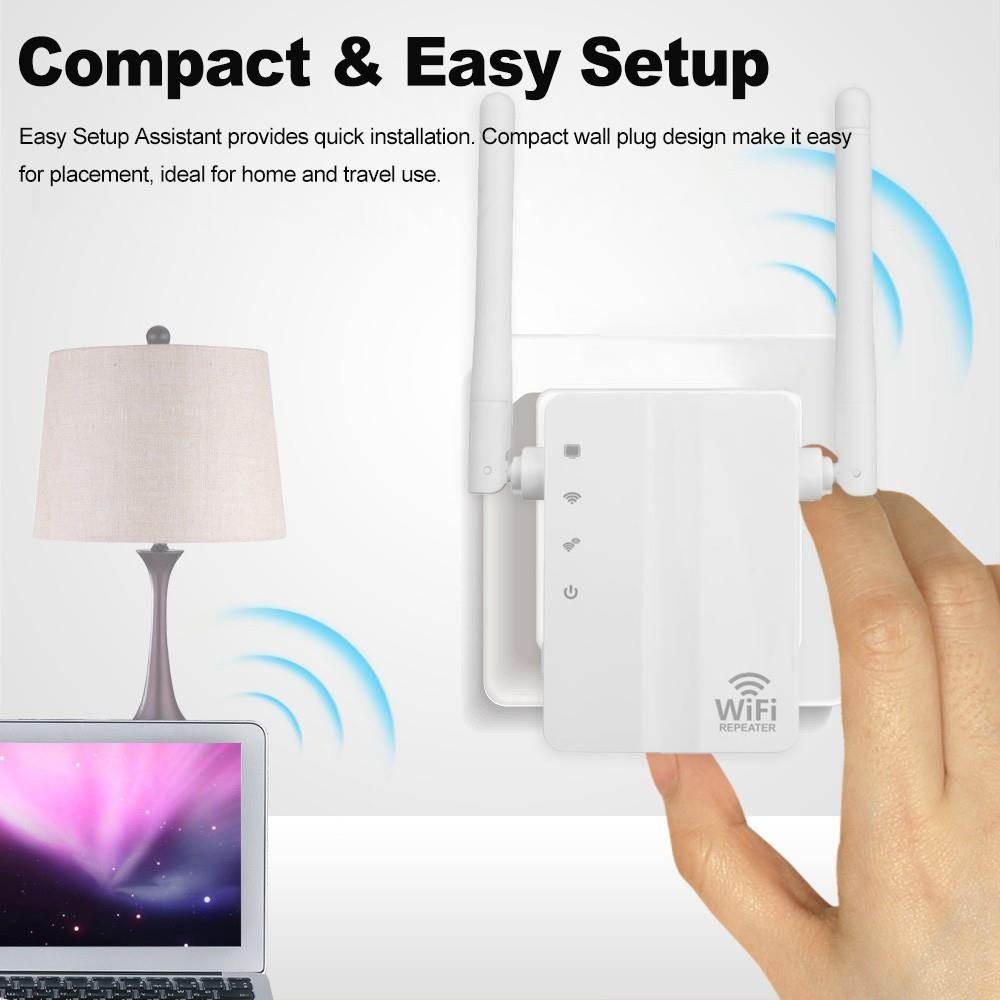 WD-R606U 300Mbps Wall Mounted Wireless Range Extender