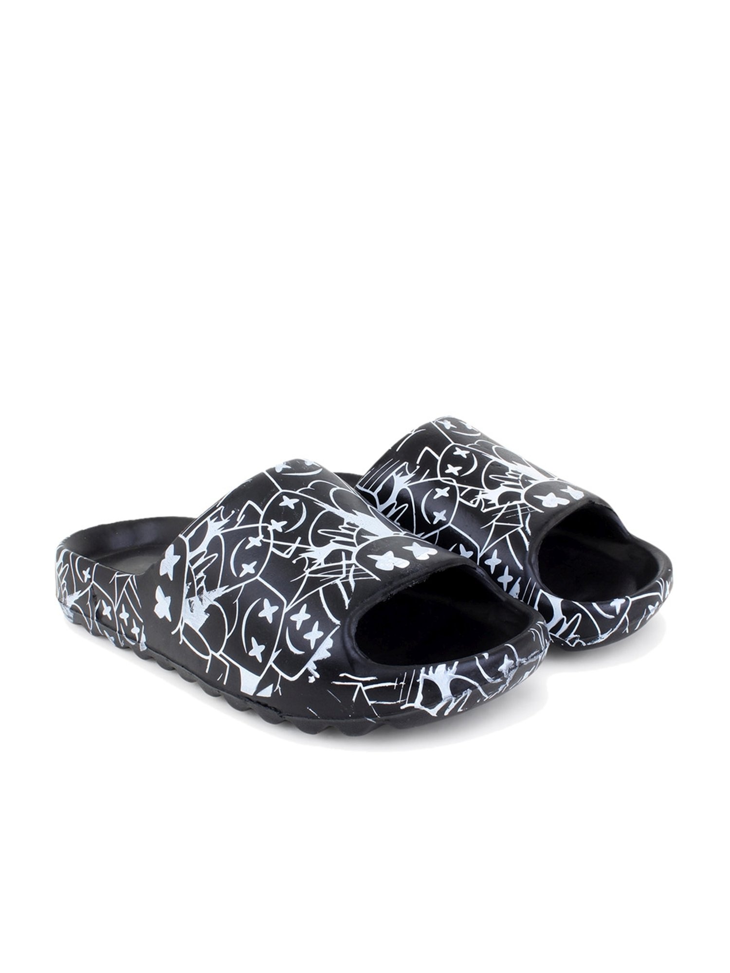 Pampy Angel Men's Black Slides