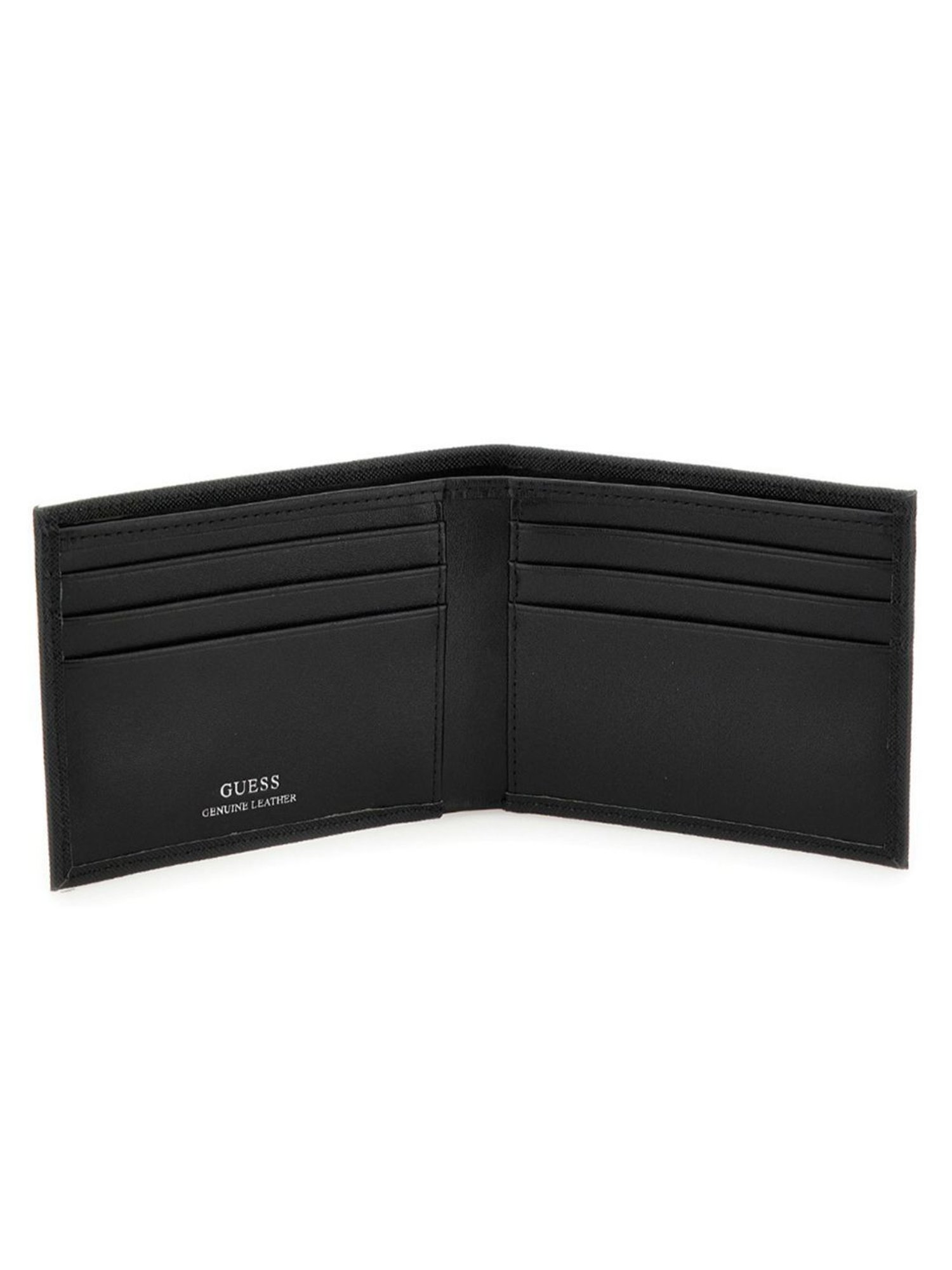 GUESS Black CRTS Small Bi-Fold Wallet