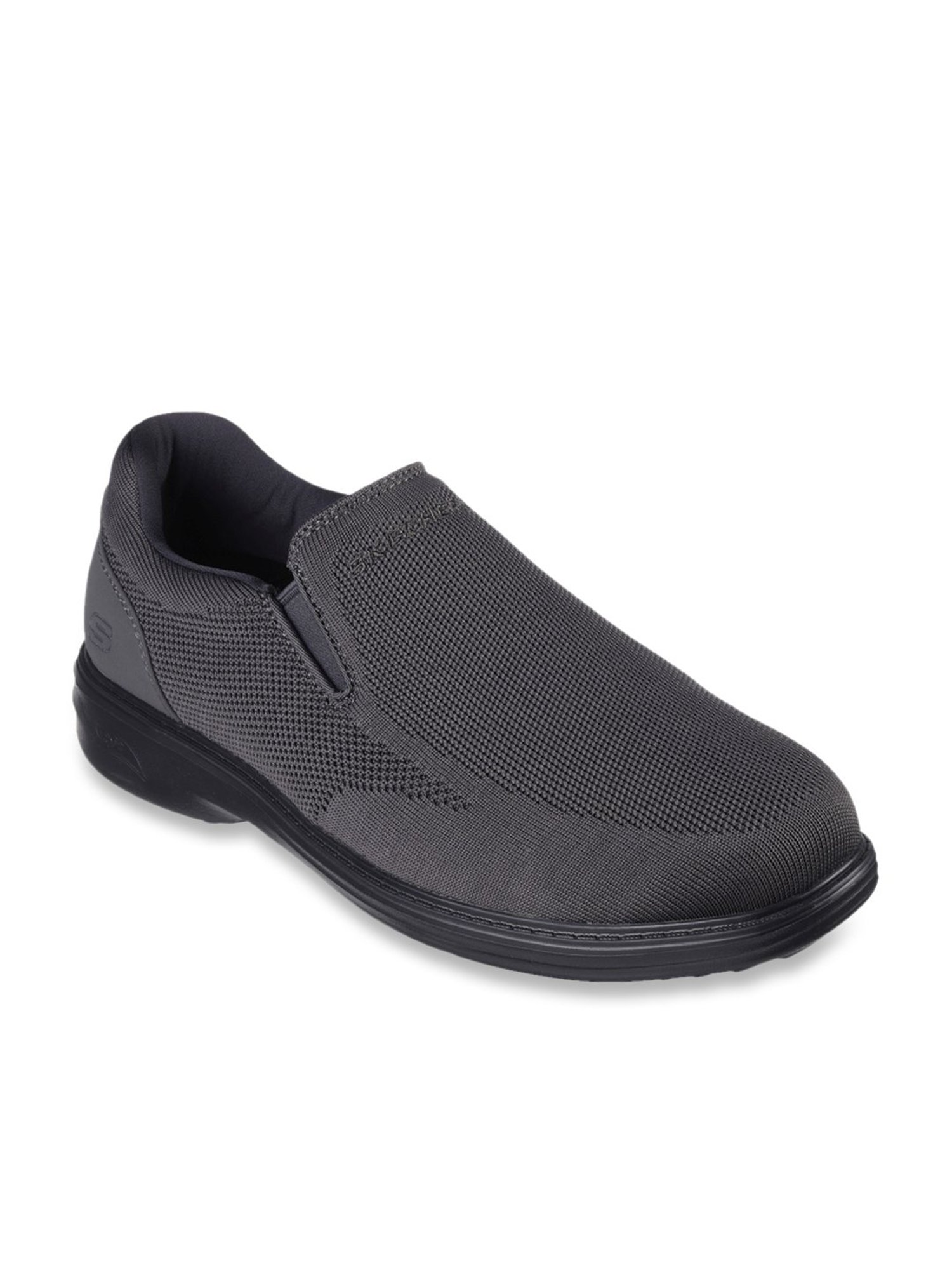 Skechers Men's ARCH FIT OGDEN Charcoal Formal Slip On