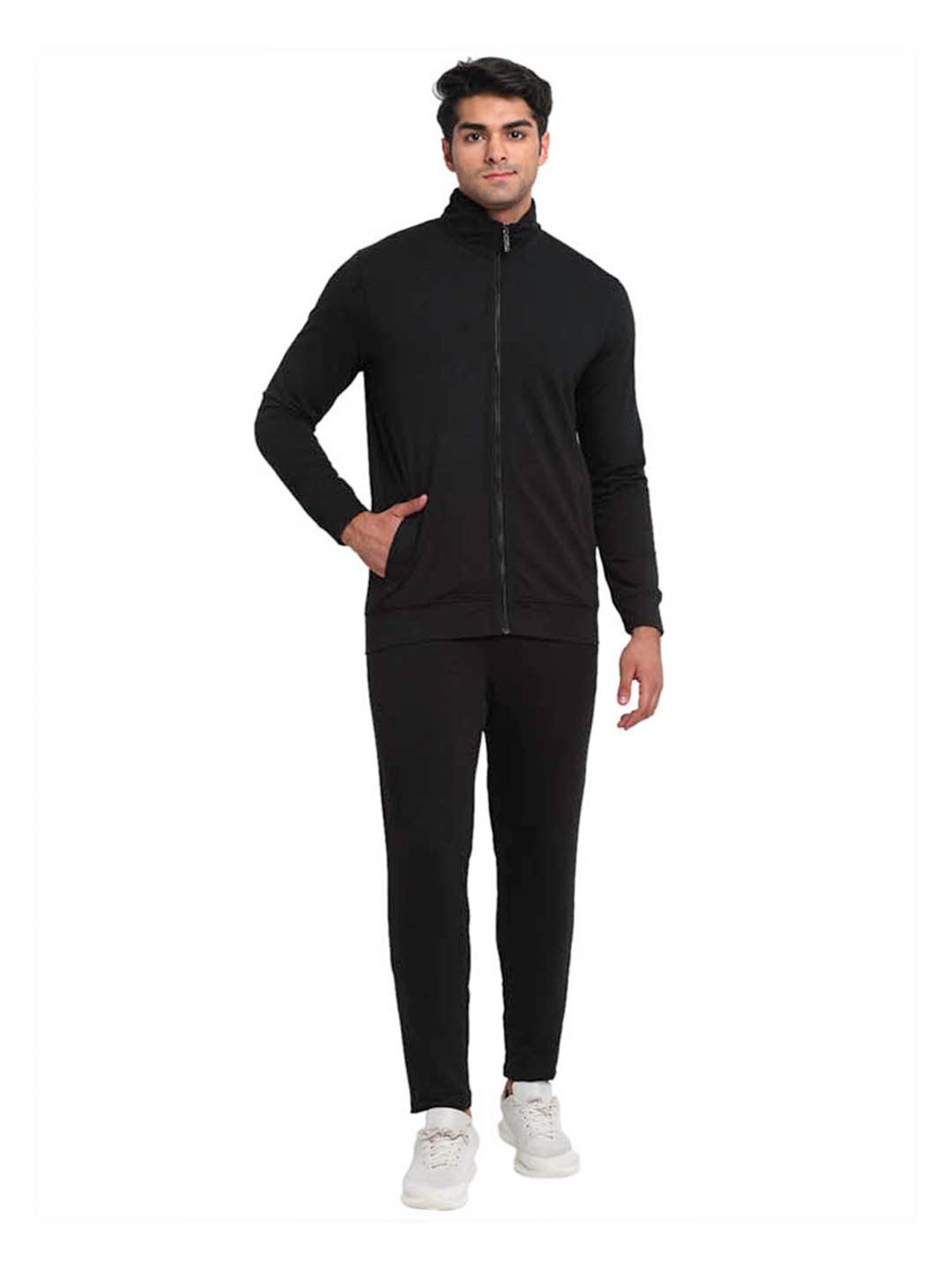 Global Republic Black Printed Tracksuit