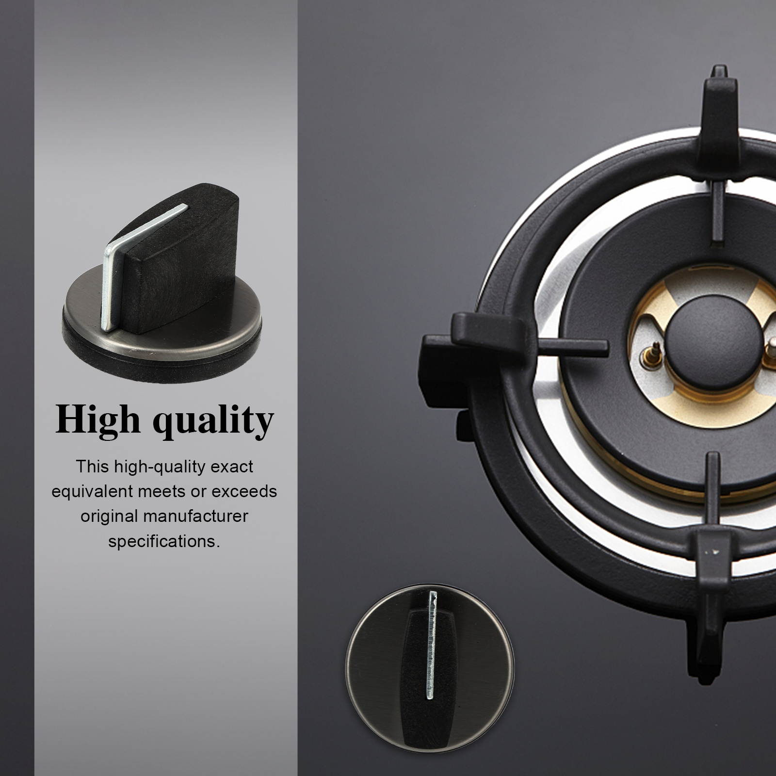 4Pcs Gas Stove Switch Knob Rotary Switch Knob Right Angle 0&deg; Burner Control Knob
