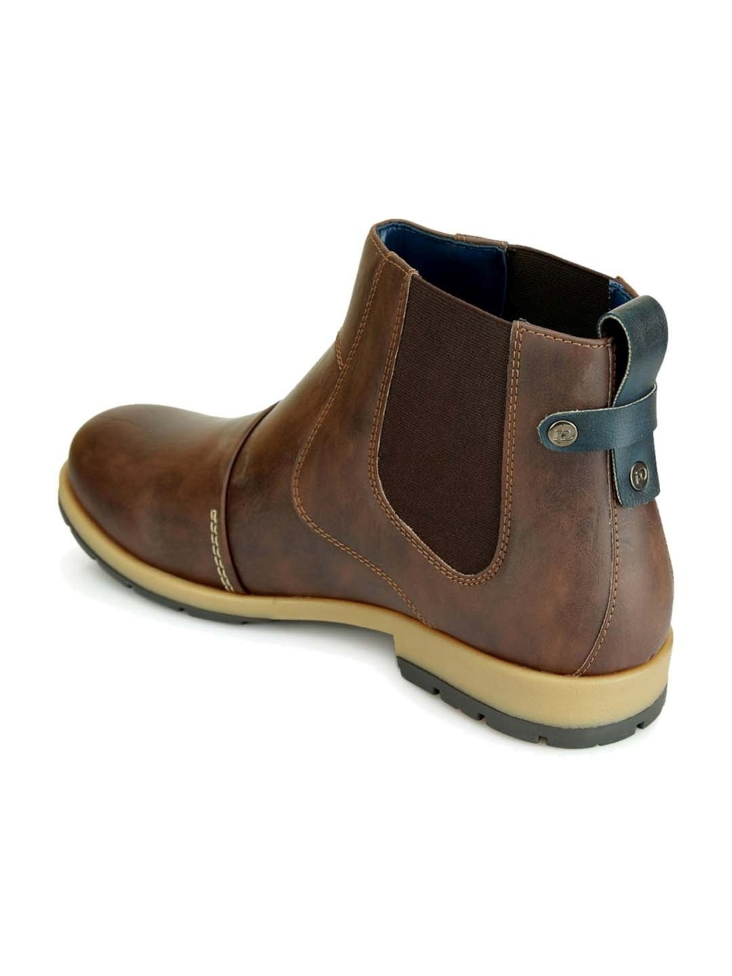 ID Men's Mocha Chelsea Boots