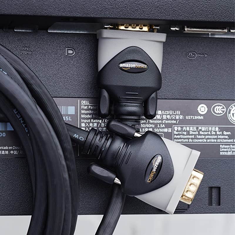 Basics VGA to VGA PC Computer Monitor Cable - 15 Feet (4.6 Meters)