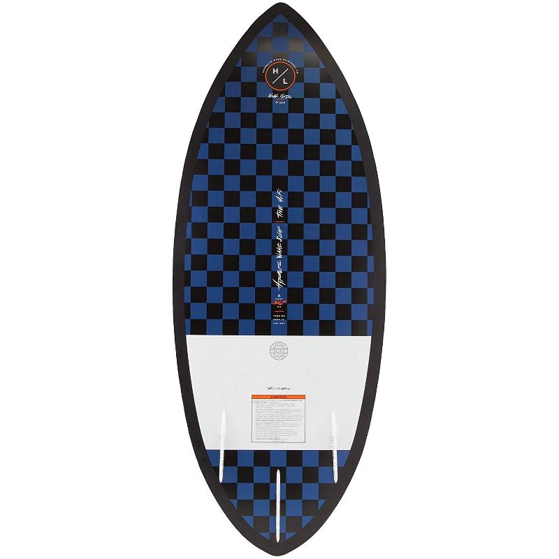 HYPERLITE Hi-Fi Premium Performance Lightweight Boating Wakesurf Board with 3 P-Wing Fins, 56 Inch Length